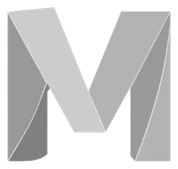 Autodesk Maya logo, monochrome icon version, on a transparent background