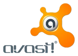 Avast logo, horizontal version, on a transparent background