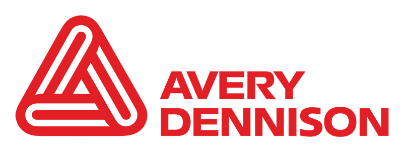 Avery Dennison logo on a transparent background