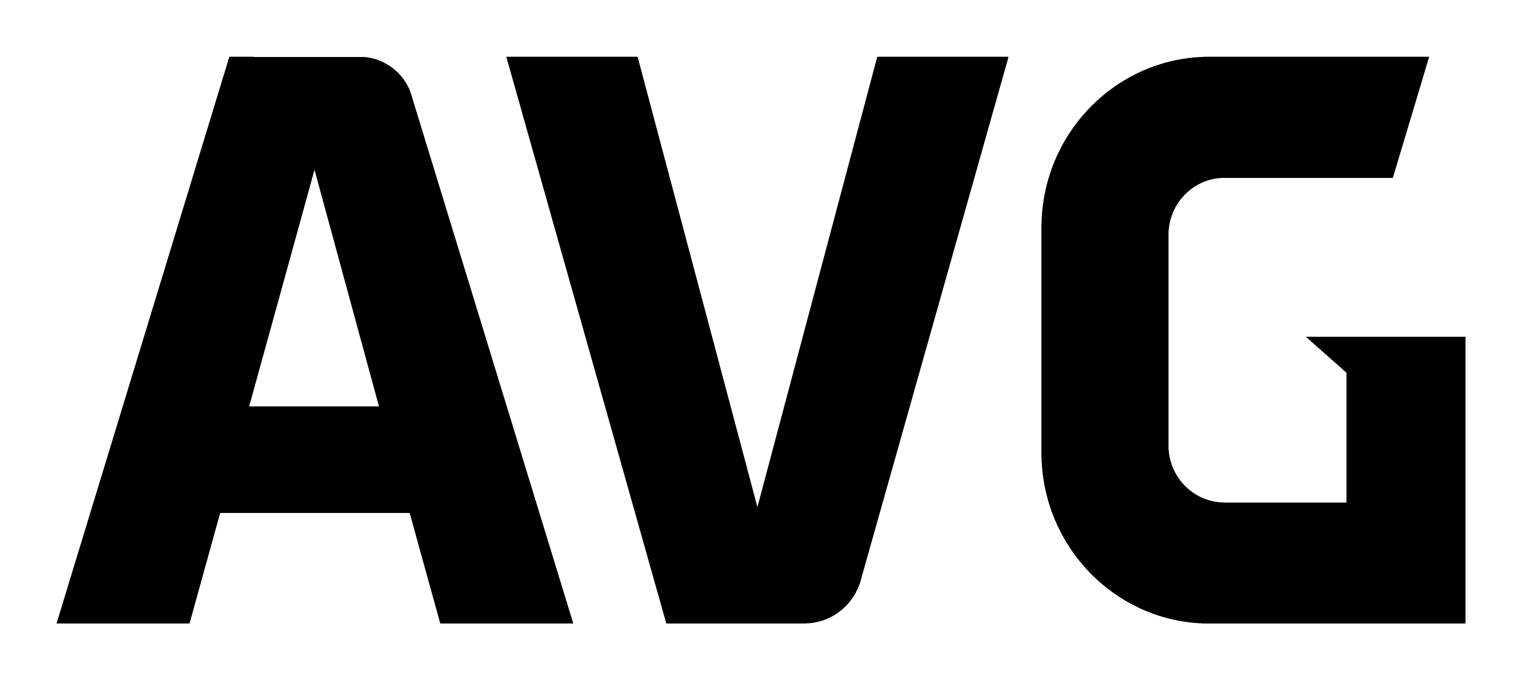 Avg logo on a transparent background