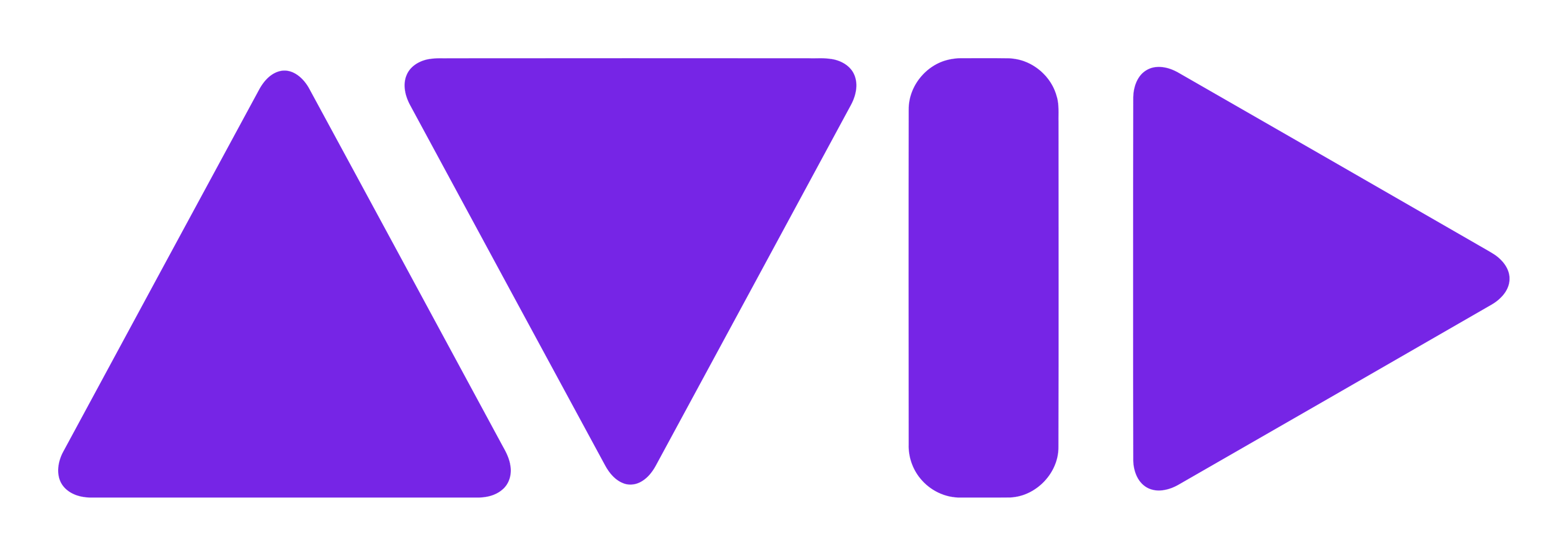Avid logo on a transparent background