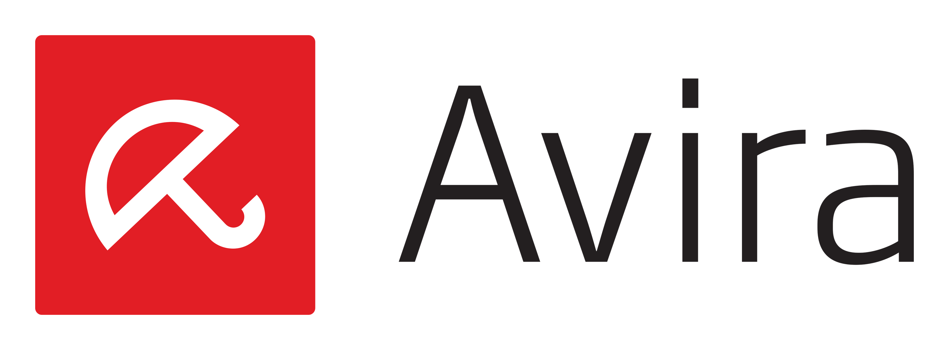 Avira logo on a transparent background