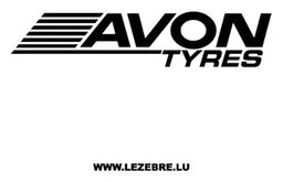 Avon Tyres logo, black version, on a transparent background