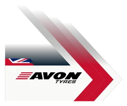 Avon Tyres logo, horizontal version, on a transparent background