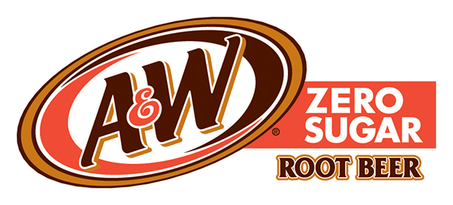 Aw Root Beer logo on a transparent background