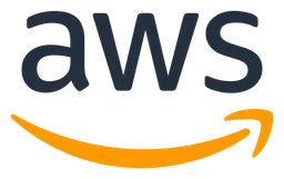 AWS logo, horizontal version, on a transparent background