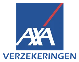 Axa logo, horizontal version, on a transparent background