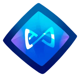 Axie Infinity Logo, Variante Icon, auf transparentem Hintergrund