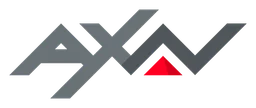 Axn Sci Fi logo, monochrome wordmark version, on a transparent background