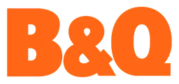 B and Q logo, horizontal version, on a transparent background