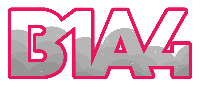 B1a4 logo on a transparent background
