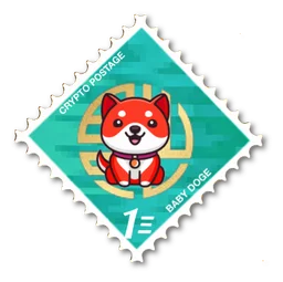 Baby Doge Coin logo, icon version, on a transparent background