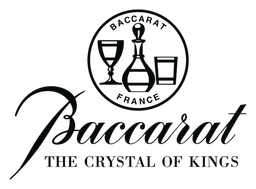 Baccarat logo, black version, on a transparent background