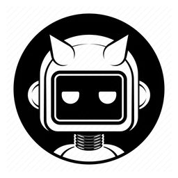 Bad Robot logo, black icon version, on a transparent background
