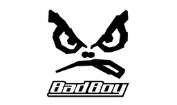 Badboy logo, black icon version, on a transparent background