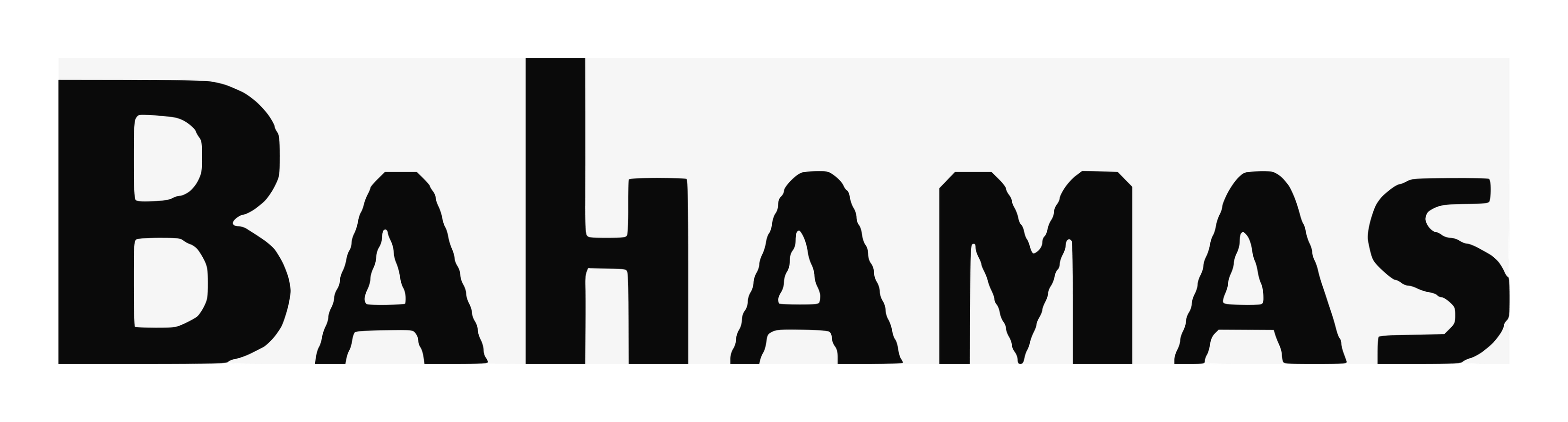 Bahamas logo on a transparent background