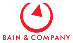 Bain and Company logo, horizontal version, on a transparent background