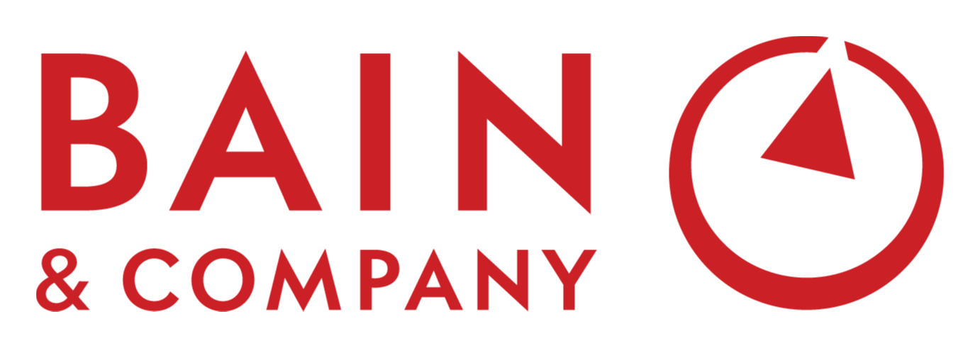 Bain and Company logo on a transparent background
