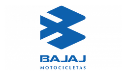 Bajaj logo, horizontal version, on a transparent background