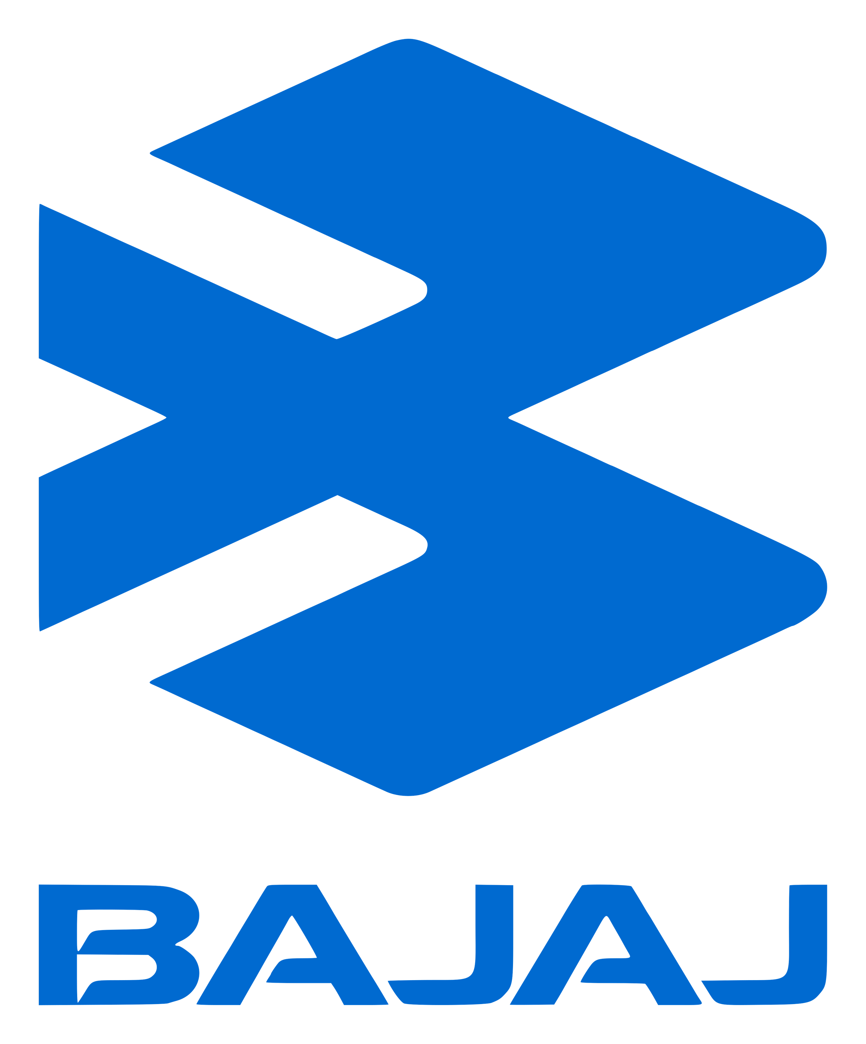 Bajaj logo on a transparent background