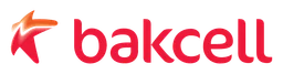 Bakcell logo, wordmark version, on a transparent background