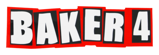 Baker Skateboards logo on a transparent background
