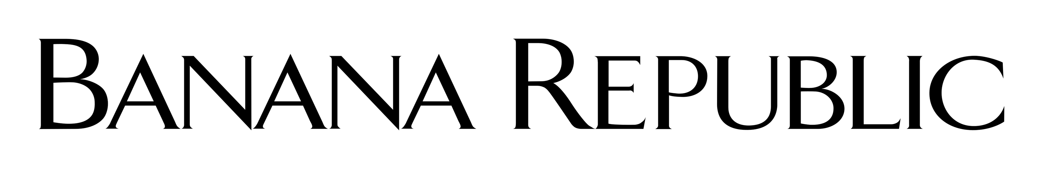 Banana Republic Logo auf transparentem Hintergrund