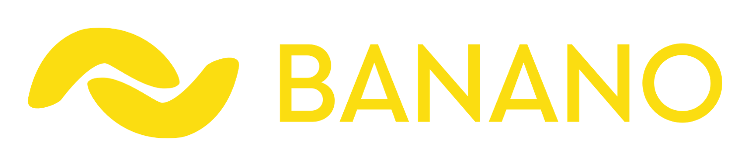 Banano logo on a transparent background