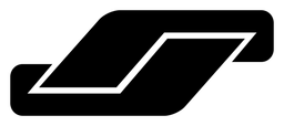 Bancontact logo, black version, on a transparent background