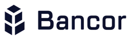 Bancor logo, black wordmark version, on a transparent background