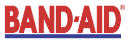 Band Aid logo, wordmark version, on a transparent background