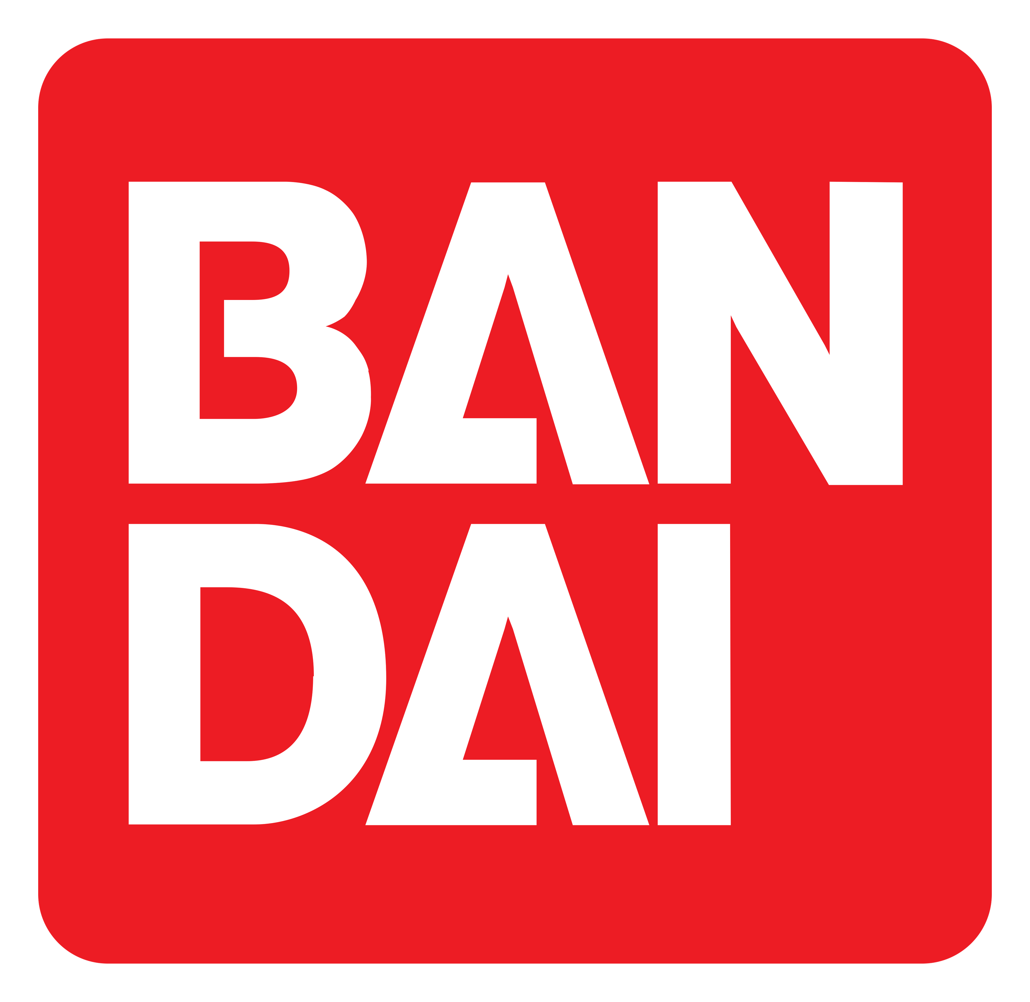 Bandai logo on a transparent background