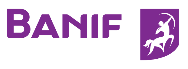 Banif logo on a transparent background
