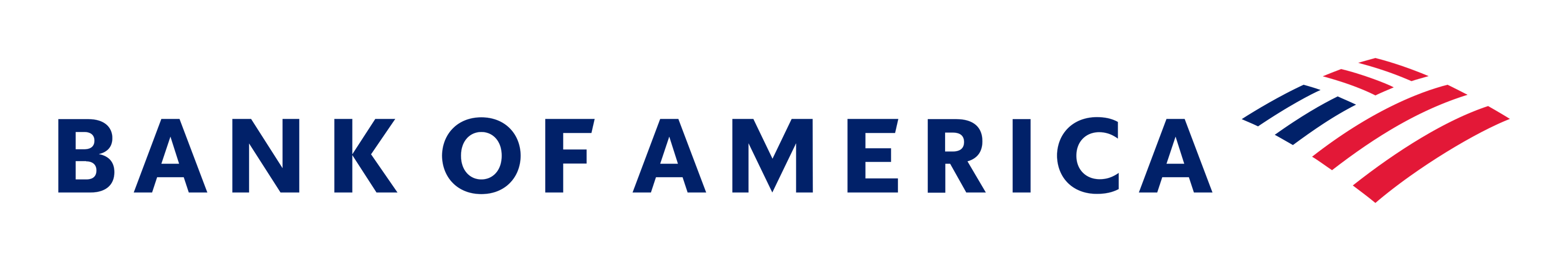 Bank of America logo on a transparent background