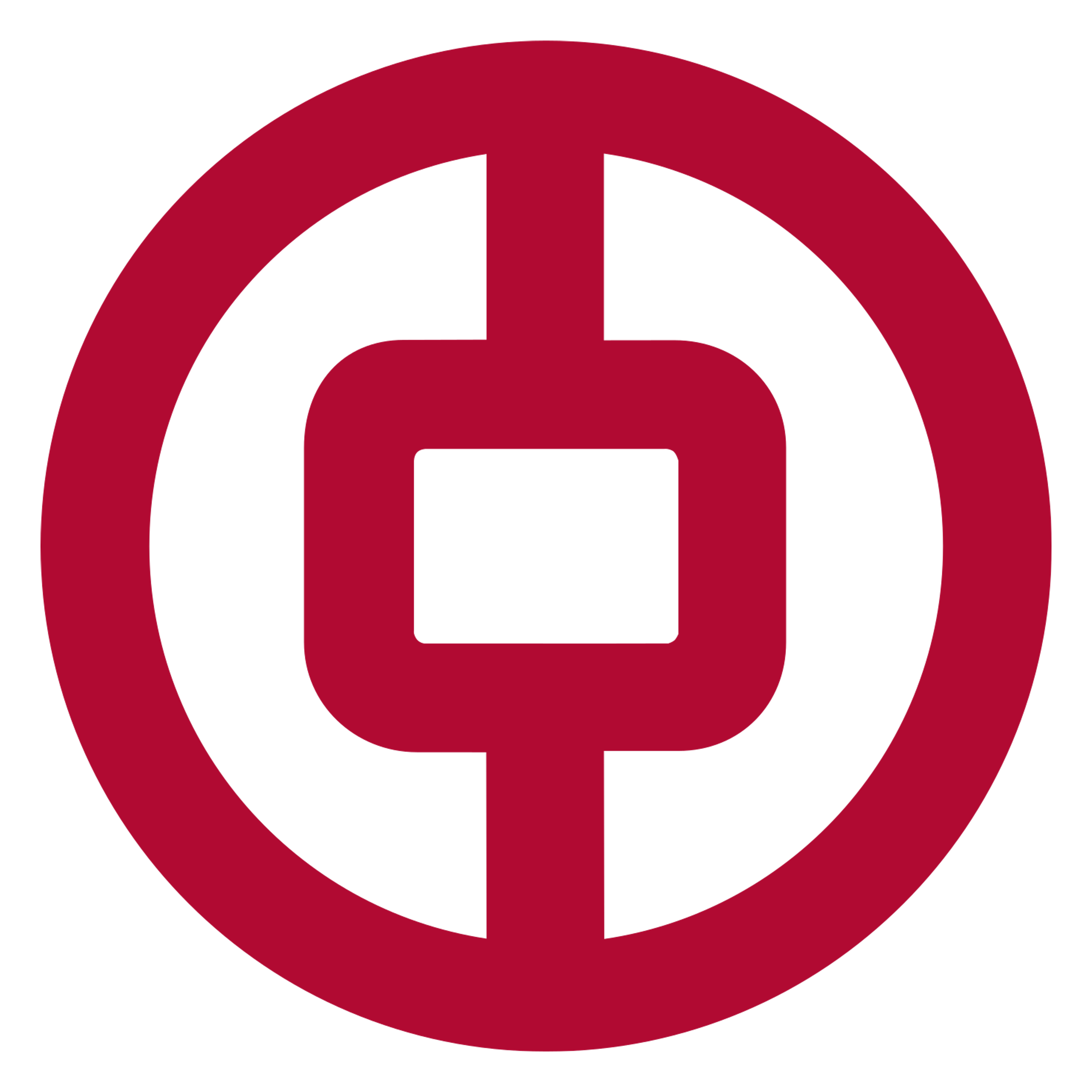 Bank of China logo on a transparent background