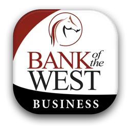 Bank of the West logo, monochrome icon version, on a transparent background