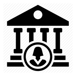 Banking Finance logo, black icon version, on a transparent background