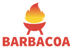 Barbacoa logo, horizontal version, on a transparent background