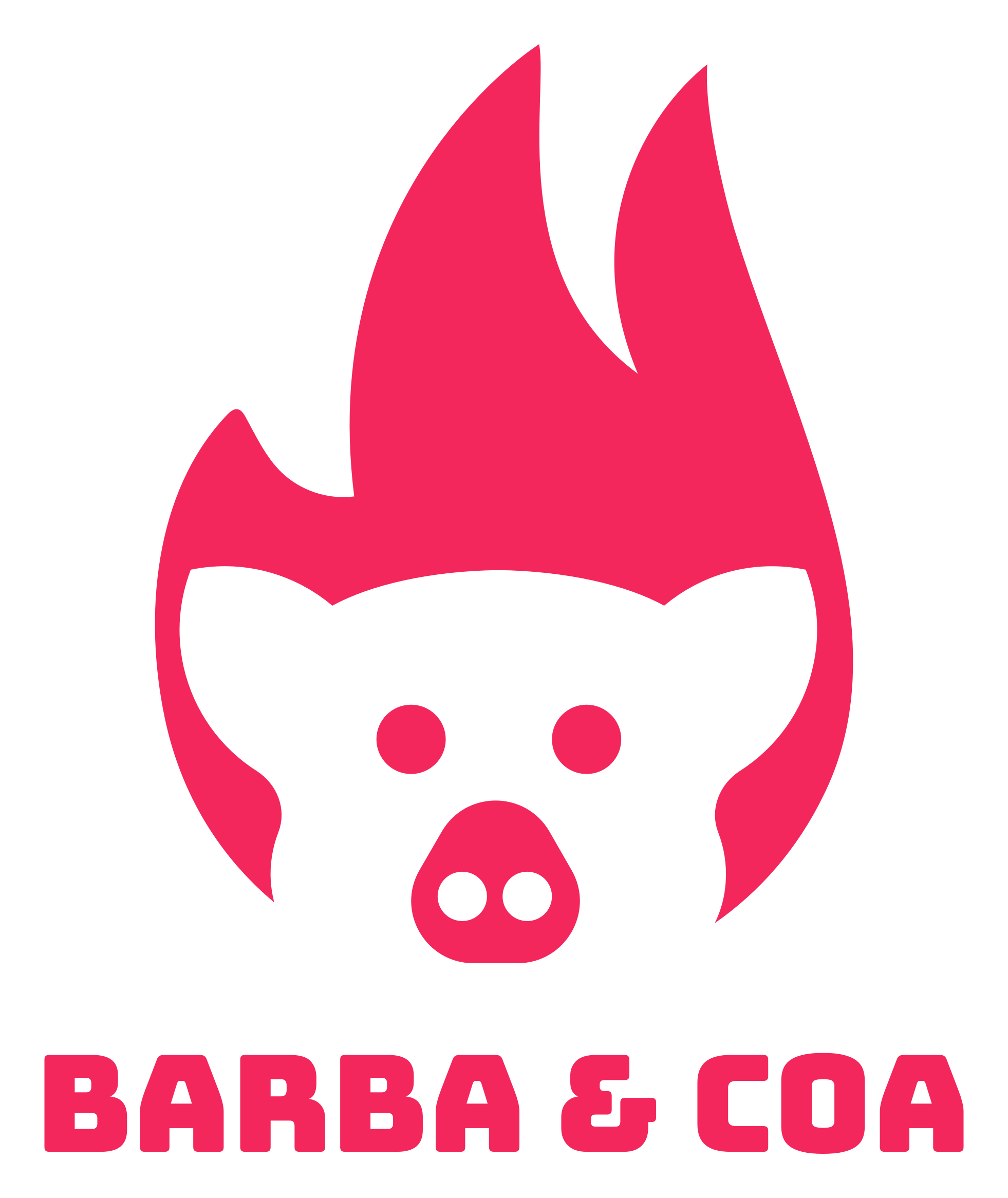 Barbacoa logo, icon version, on a transparent background