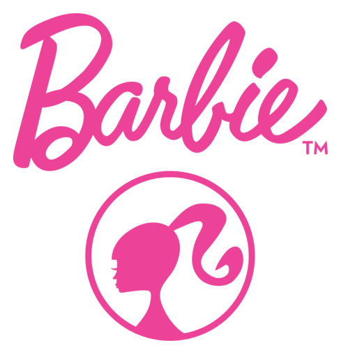Barbie logo, icon version, on a transparent background