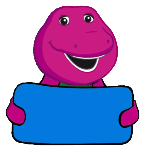 Barney logo, icon version, on a transparent background