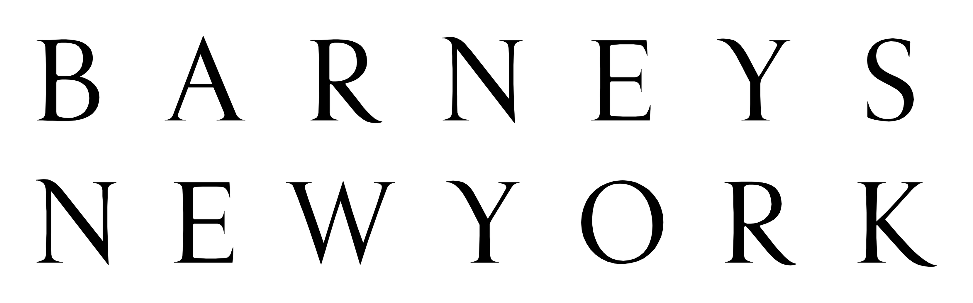Barneys logo on a transparent background