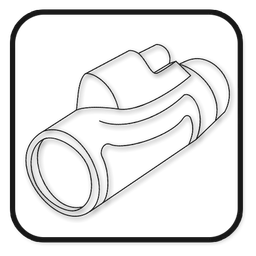 Barska logo, black icon version, on a transparent background