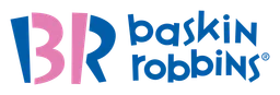 Baskin Robbins logo, wordmark version, on a transparent background