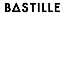 Bastille logo, monochrome wordmark version, on a transparent background