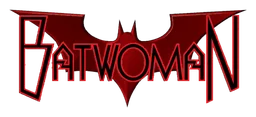 Batwoman logo, wordmark version, on a transparent background