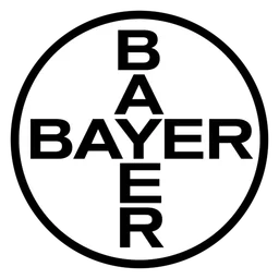 Bayer logo, monochrome icon version, on a transparent background