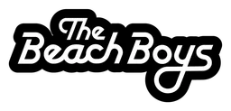 Beach Boys のロゴ、ブラックバージョン（背景透過）