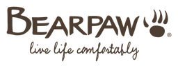 Logo de Bearpaw, versión logotipo negro, sobre fondo transparente