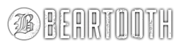 Beartooth logo, monochrome wordmark version, on a transparent background
